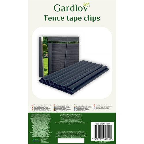 Entrepotbrico - Clips pour ruban de clôture - anthracite 23709 - Image 2