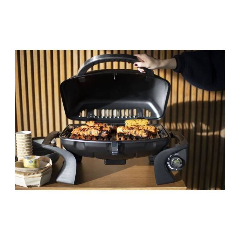 Livoo - Barbecue A Gaz Portable Livoo Doc275 - Acier émaillé - Surface De Cuisson 50x37.5 Cm - Image 2