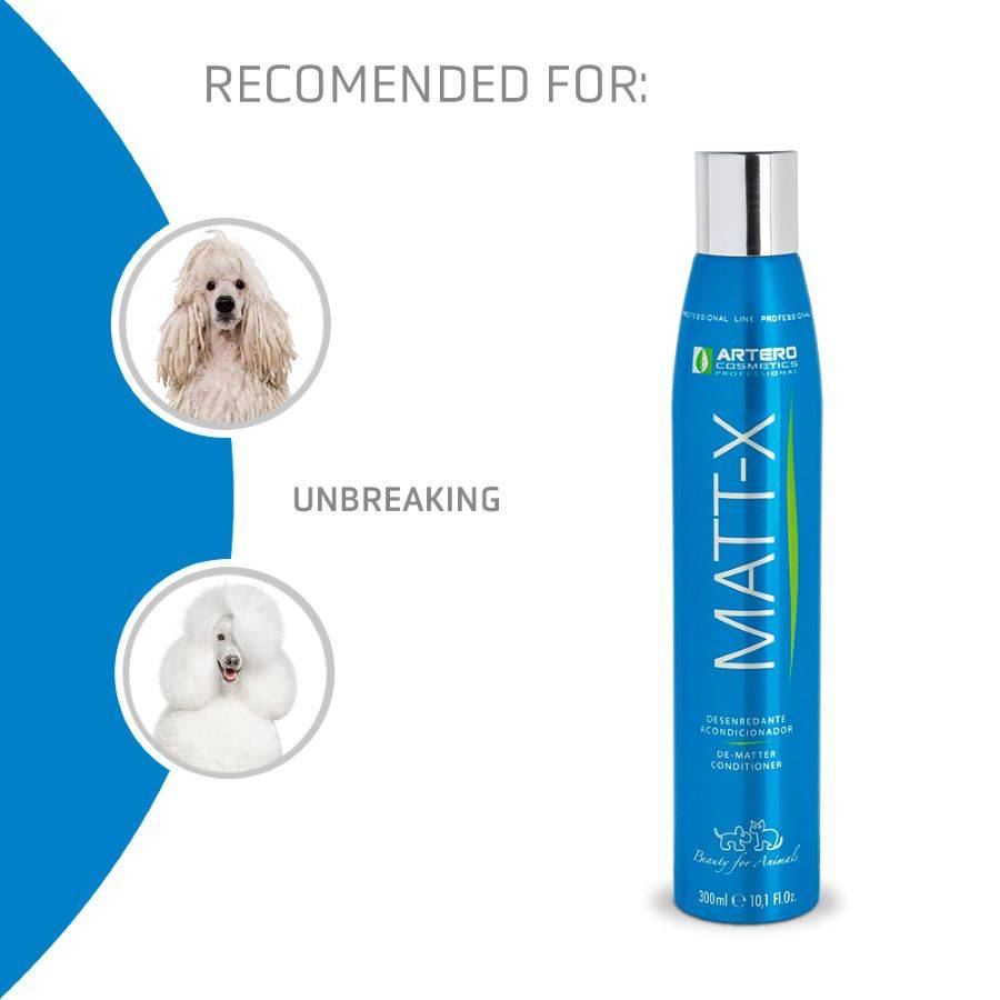 Artero Matt-X 300Ml. Après-shampoing pour chiens multiphase en spray sur poils mouillés ou secs et sans rinçage. - Image 4