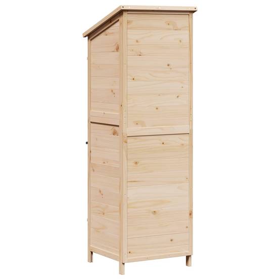 PANGIVO - Abri de jardin bois de sapin naturel 59.5 x 56 x 176.5 cm, poids:19.52kg - PANGIVO - Image 6