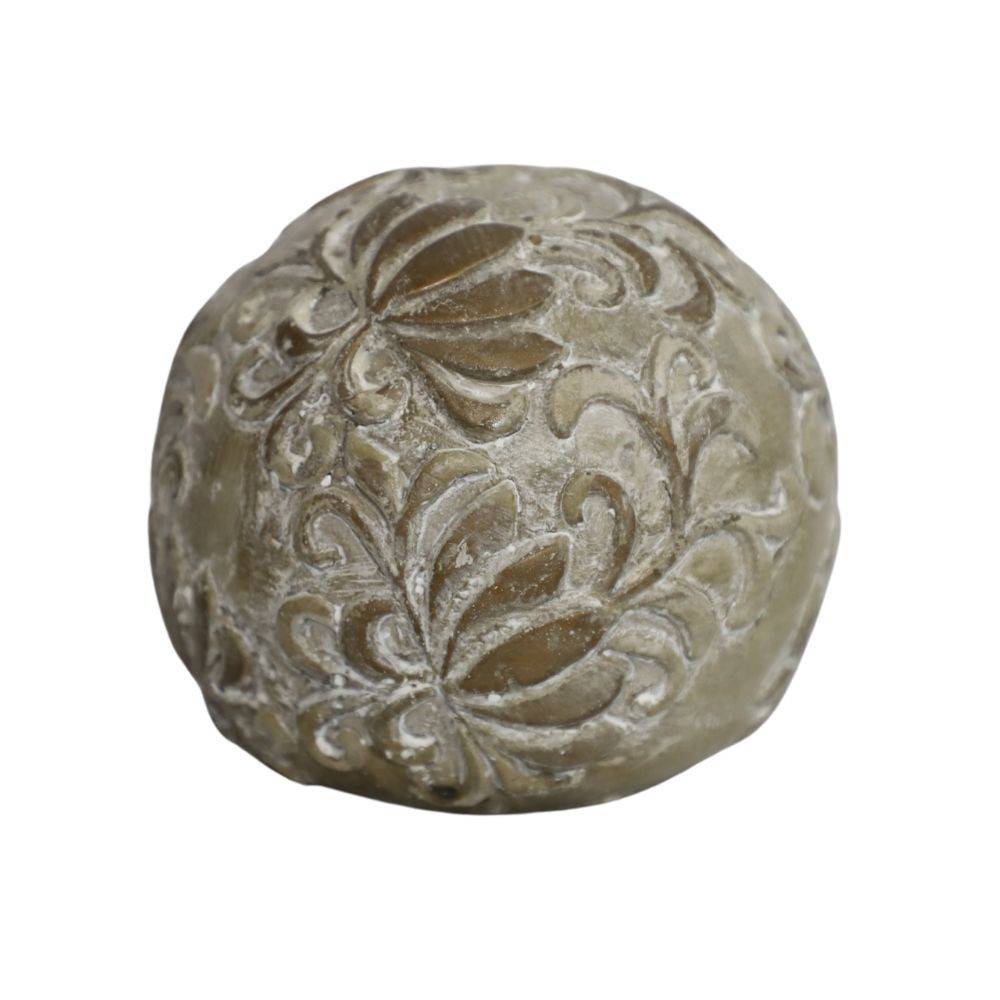 Chemin De Campagne - Boule décorative motifs "Arabesques" Ø.15 cm Chemin de campagne - Image 1