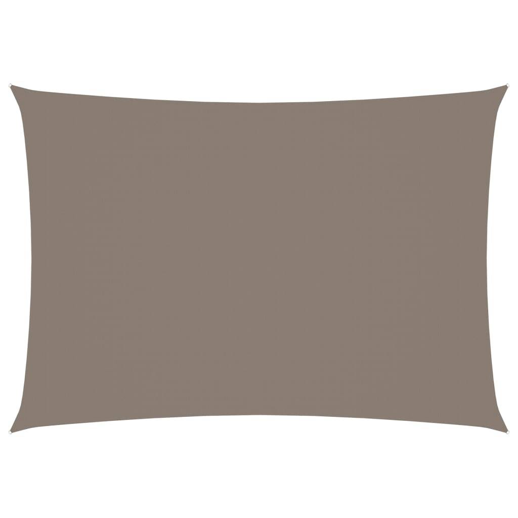 Helloshop26 - Voile toile d'ombrage parasol tissu oxford rectangulaire 2,5 x 4 m taupe - Image 1