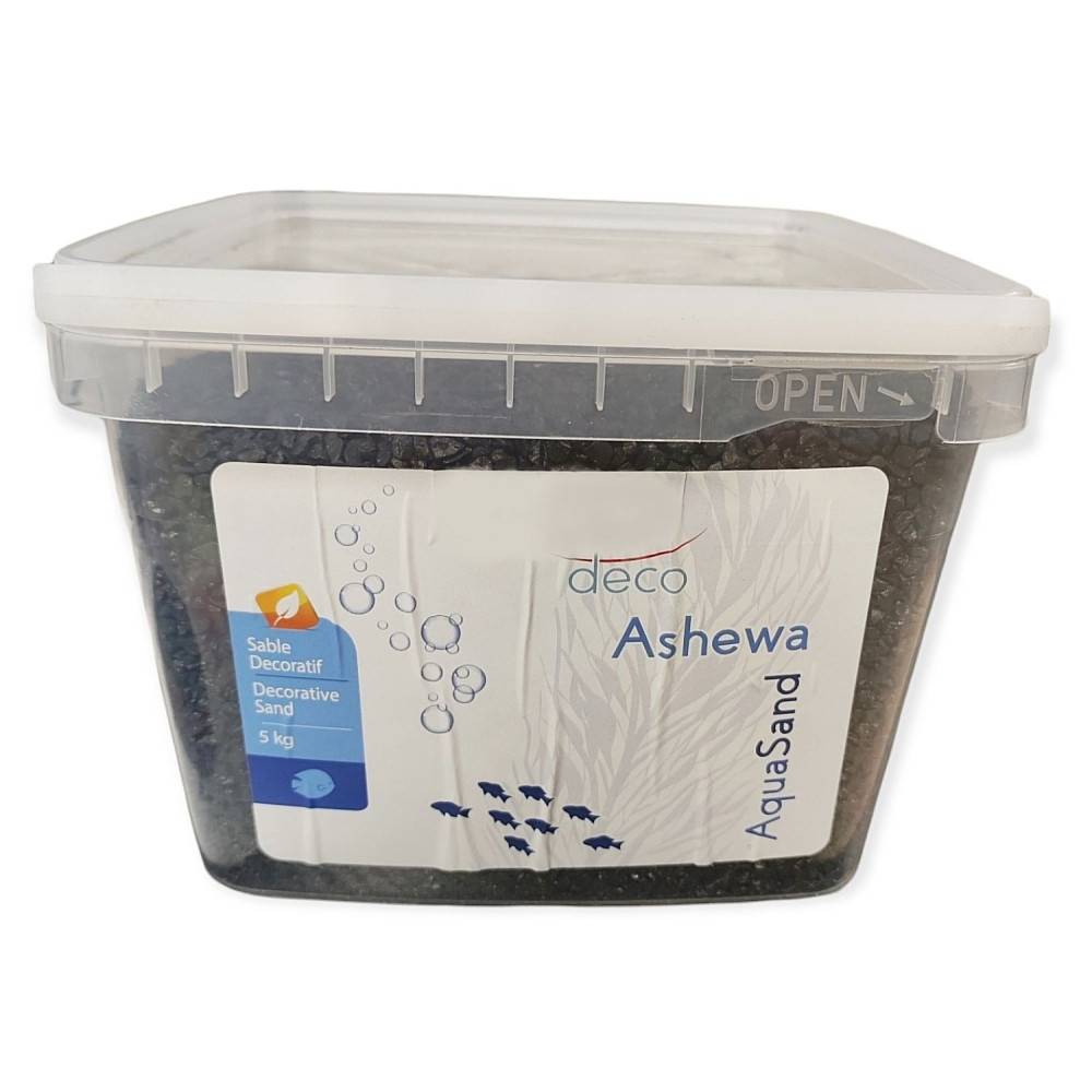 Zolux - zolux - Gravier décoratif 2-3 mm noir Ashewa aquaSand 5 kg pour aquarium - Image 1