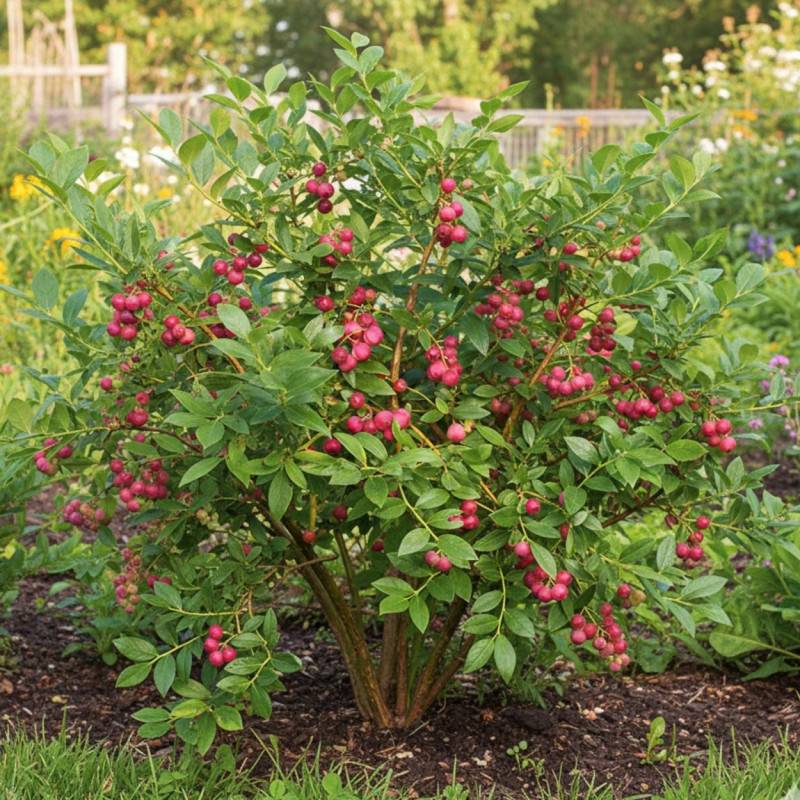 Myrtille Pink Lemonade, Myrtillier - Bon rendement - Pot de 5L - 40/80 cm - De 1,00 m à 1,50 m - Image 4