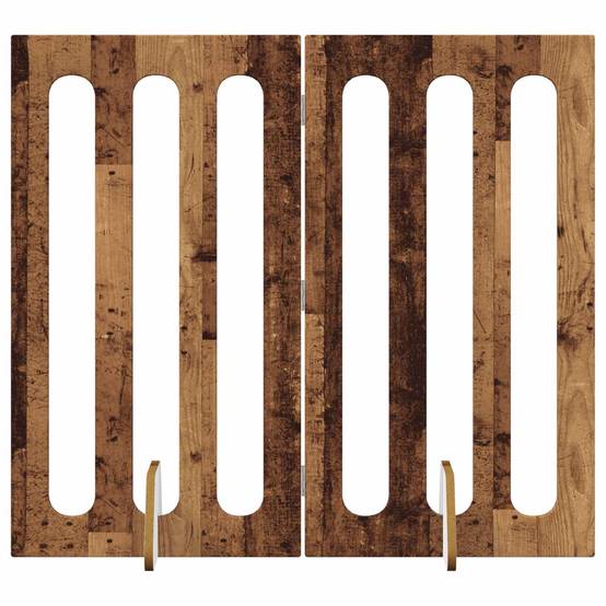 ComfortXL - Barrière Clôture Pliable Modulable Pour Animaux En Bois Intérieur Montage Sans Perçage 100x38x90cm Chêne - Image 2
