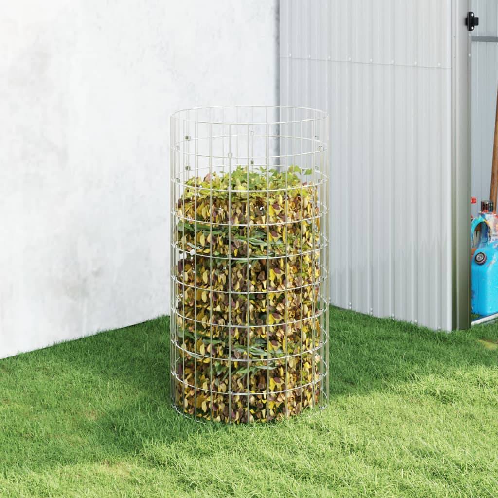ComfortXL - Bac à compost en acier galvanisé grande hauteur pour jardin Ø50x100 cm – ComfortXL Outdoor Living - Image 1
