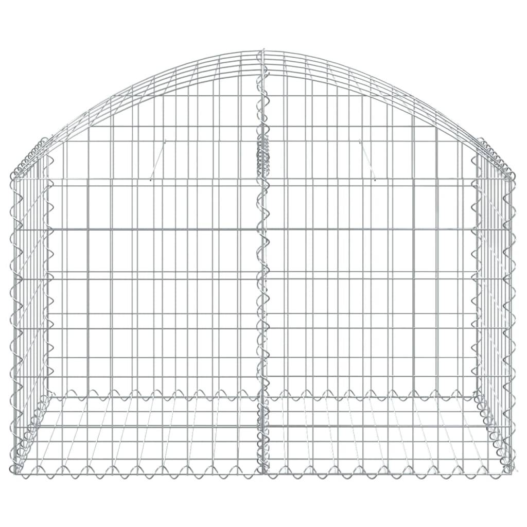 Vidaxl - Panier de gabions arqué 100x50x60/80 cm Fer galvanisé vidaXL 153433 - Image 4