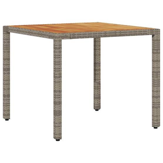 Ensemble de salle à manger pour jardin 5 pcs | Mobilier d'extérieur Gris polyrotin Maison Chic - Image 5