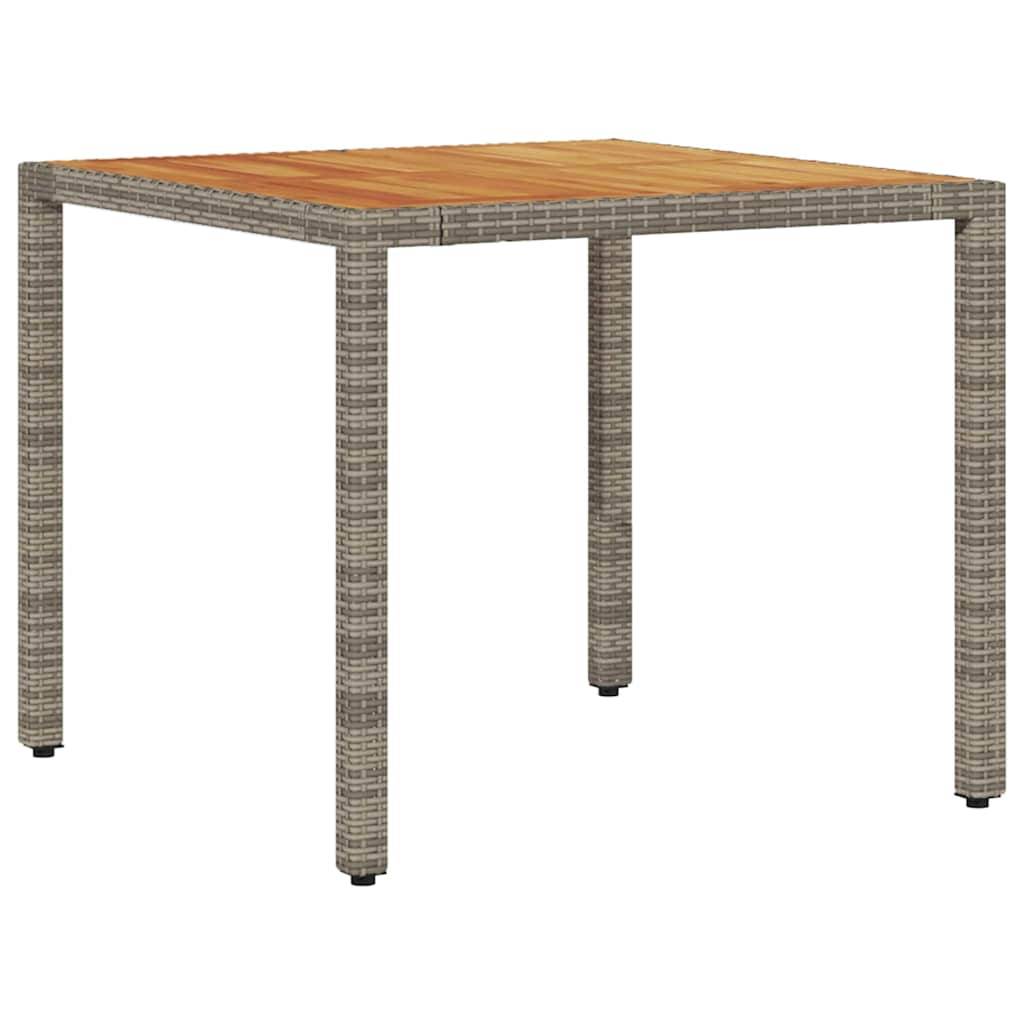 Ensemble de salle à manger pour jardin 5 pcs | Mobilier d'extérieur Gris polyrotin Maison Chic - Image 5