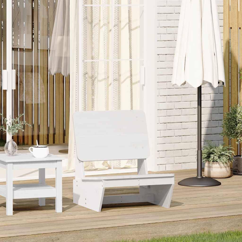Vidaxl - Chaise de jardin blanc 60x64x70,5 cm bois de pin massif vidaXL 859308