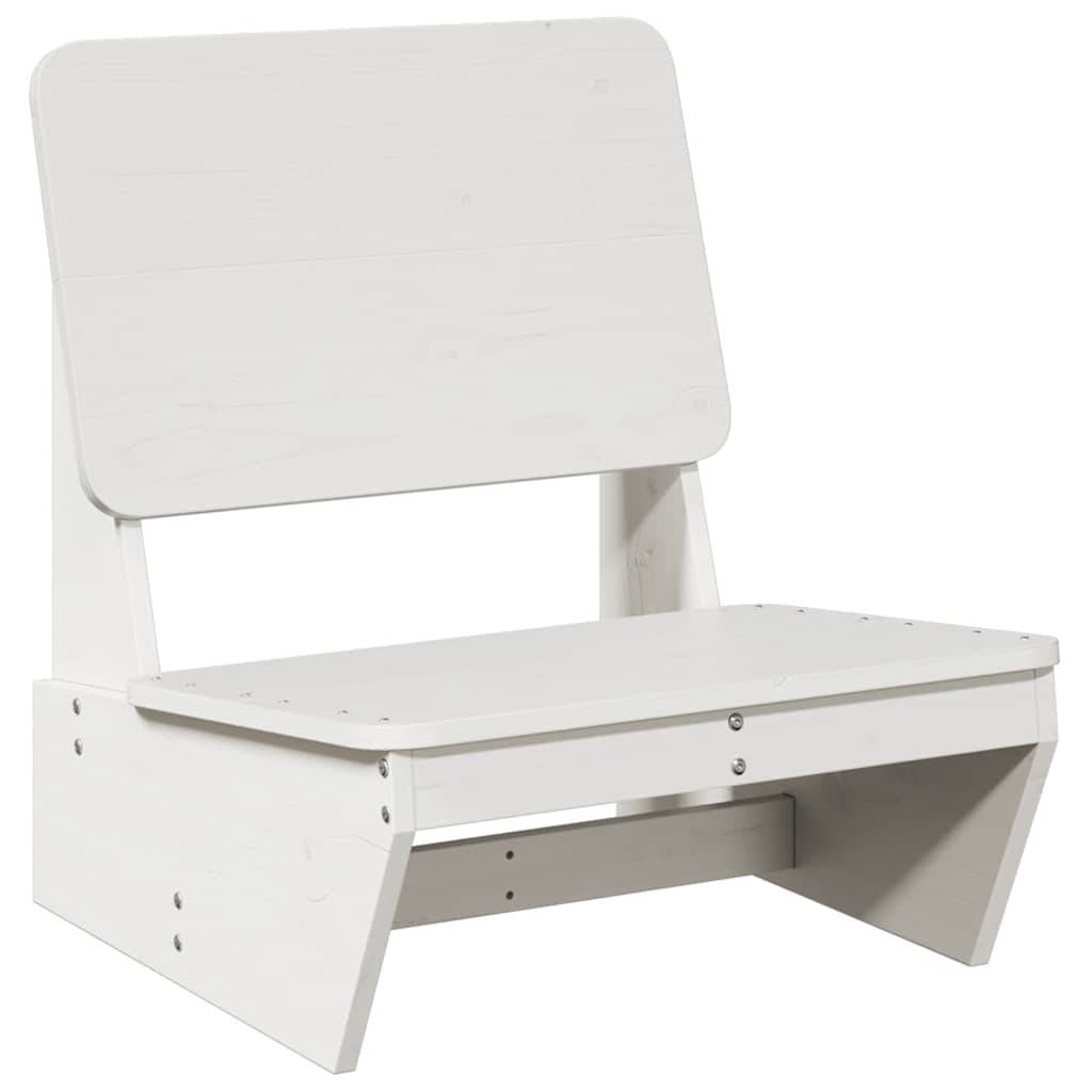 Vidaxl - Chaise de jardin blanc 60x64x70,5 cm bois de pin massif vidaXL 859308 - Image 2