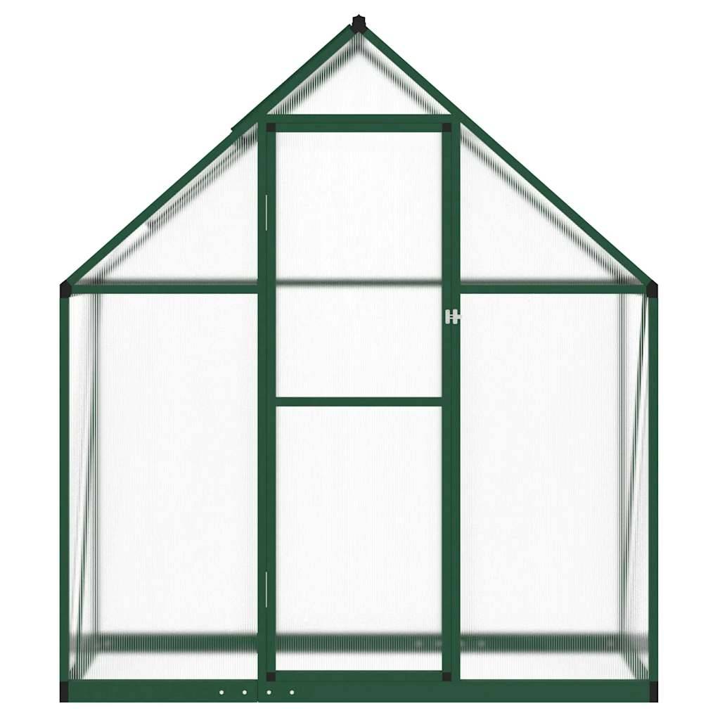 Serre aluminium et polycarbonate vert 169 x 58 x 195 cm - PANGIVO - Image 3