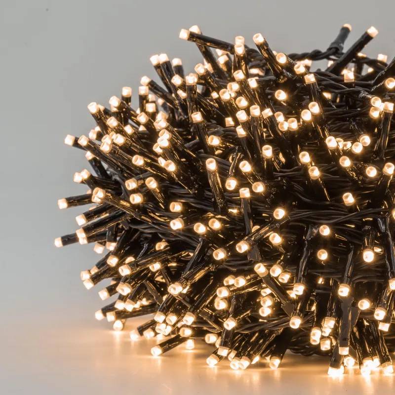 Lotti - Guirlande 30m 1000 LED DUAL Blanc Chaud Traditionnel & Blanc Chaud, 9 Animations IP44 Lotti - Image 8