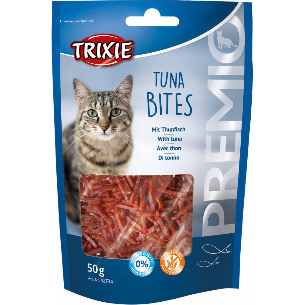 Trixie - Friandise lamelles au thon et au poulet, 50 g pour chats. - Image 3