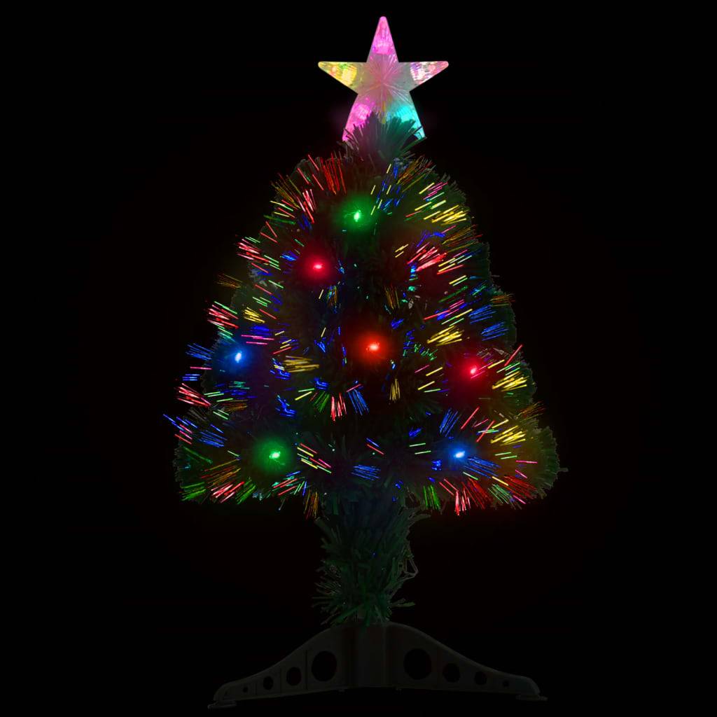 ComfortXL - Petit sapin de Noël lumineux fibre optique et LED avec cônes Vert 64 cm – ComfortXL Outdoor Living - Image 3
