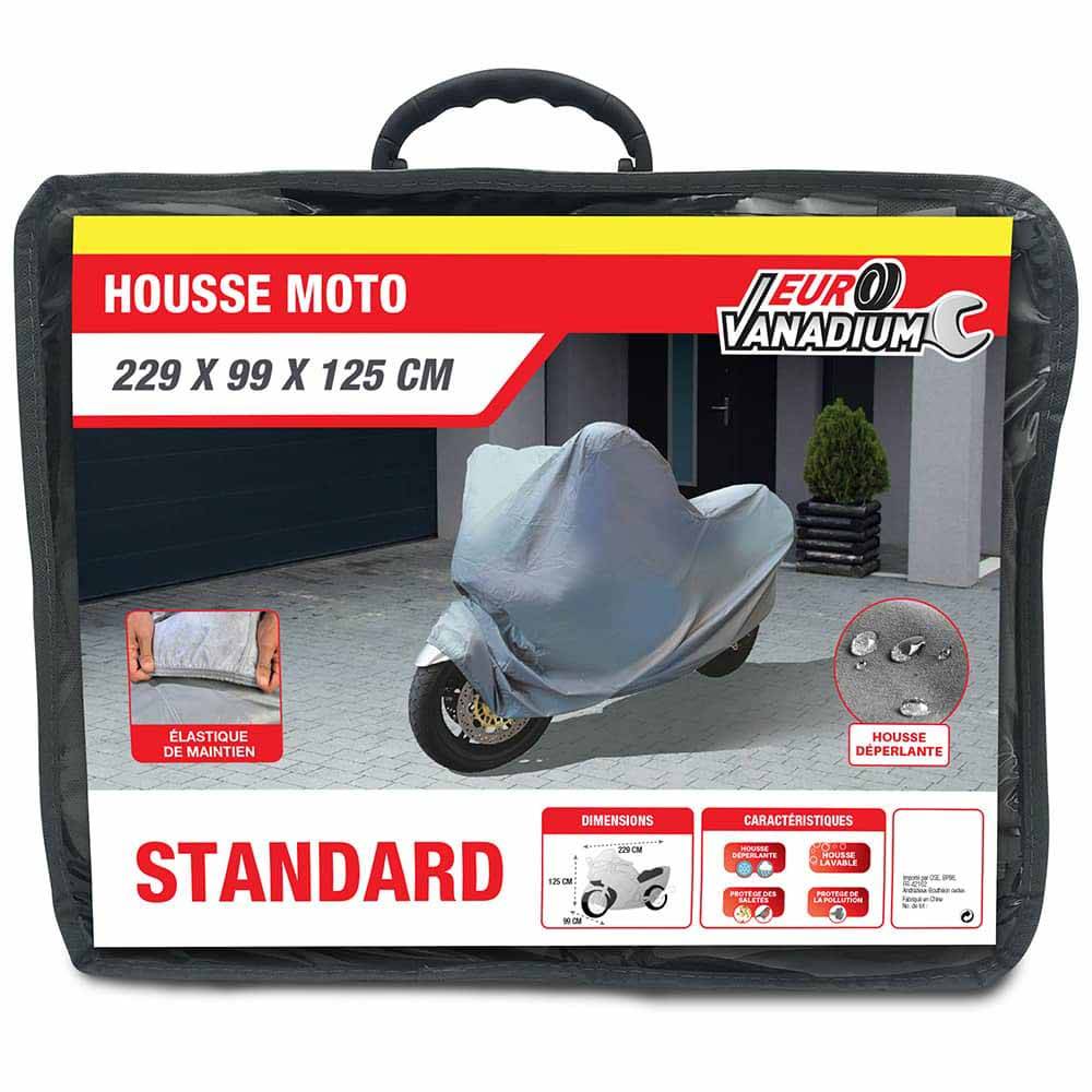 Housse pour moto - intérieur 229 x 99 x 125 Gris - Image 4