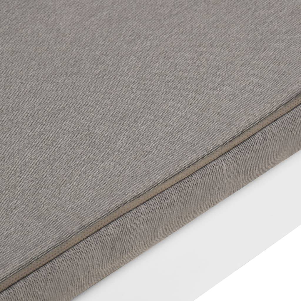 PANGIVO - Banc de jardin plastique blanc 130 x 65 x 70 cm - PANGIVO - Image 5