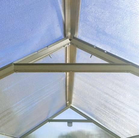 Serre KLASIKA BERNARD 2,35 x 7 m (16,45 m²), 4 mm avec revêtement en polycarbonate - Image 8