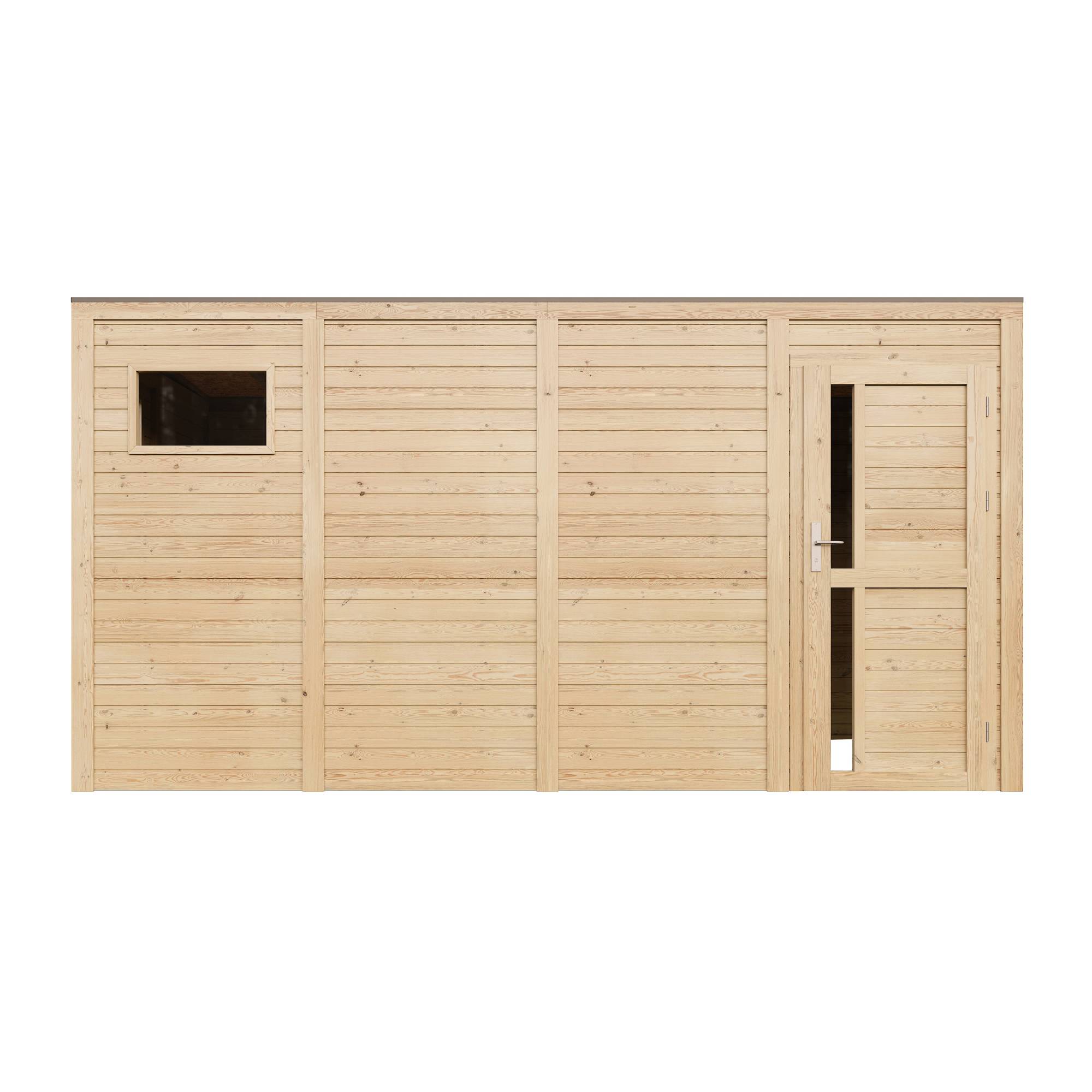 Timbela - Abri de jardin en bois - 8,16 m² / 206x404xH210 cm - Timbela M327F1 - Image 3