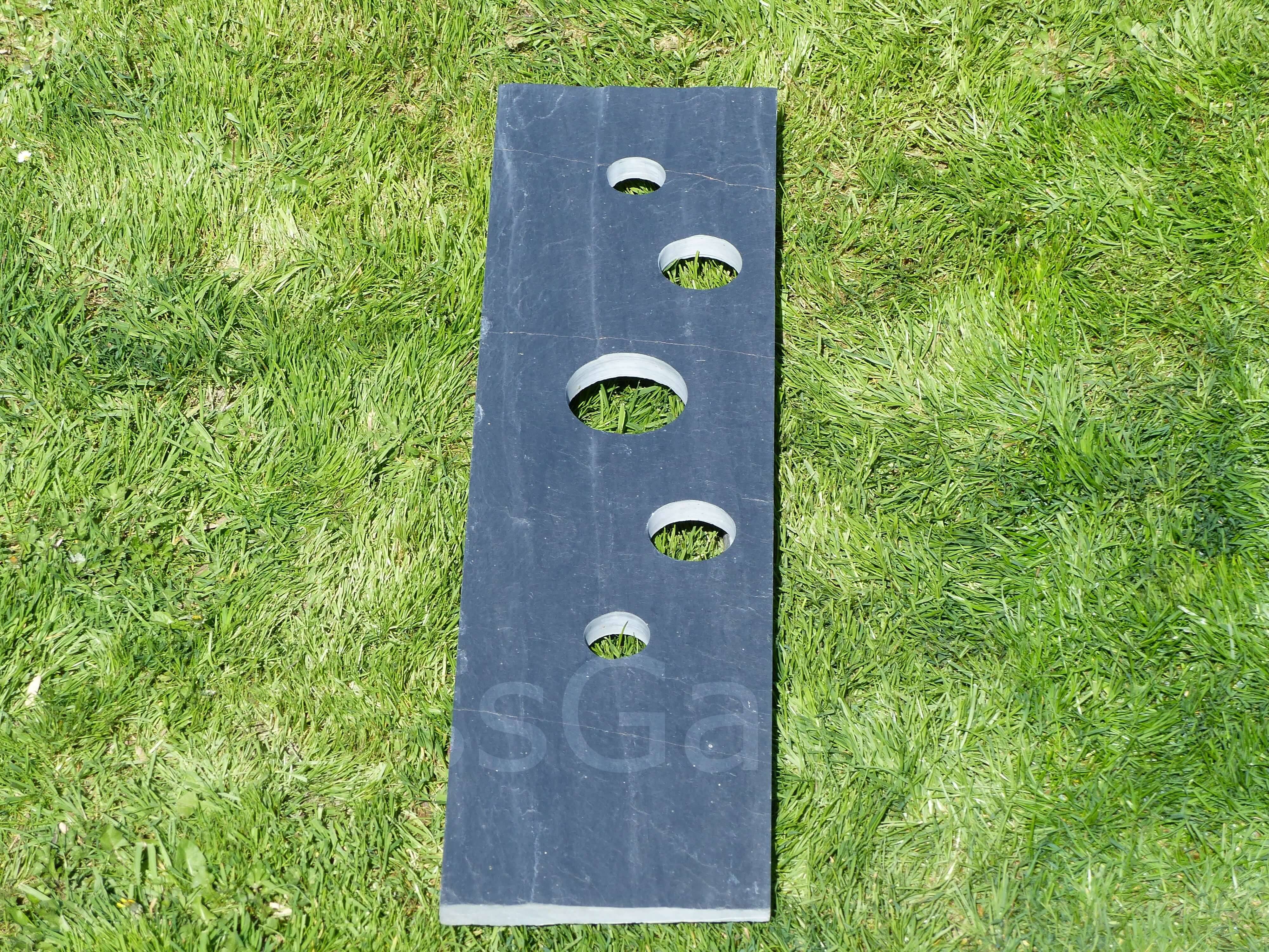 ClassGarden - TOTEM ARDOISE 120 cm - CROZON et BULLES - Pack de 2 Totems - Image 2