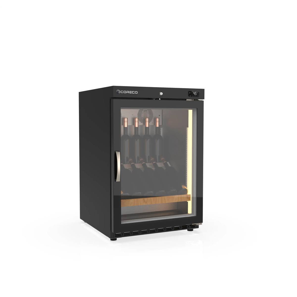 Cave à Vin Mono-Température 1 Porte 120 L - Intérieur inox - Coreco - Image 1