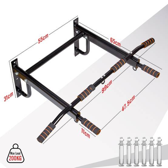 Barres de traction HUA Barre De Traction Murale, Pull-up Bar D'entraînement Pour Hommes Et Femmes, Poteaux De Fitness Pour Plafond Intérieur Et Barres de traction HUA Barre De Traction Murale, Pull-up Bar D'entraînement Pour Hommes Et Femmes, Poteaux De Fitness Pour Plafond Intérieur Et
