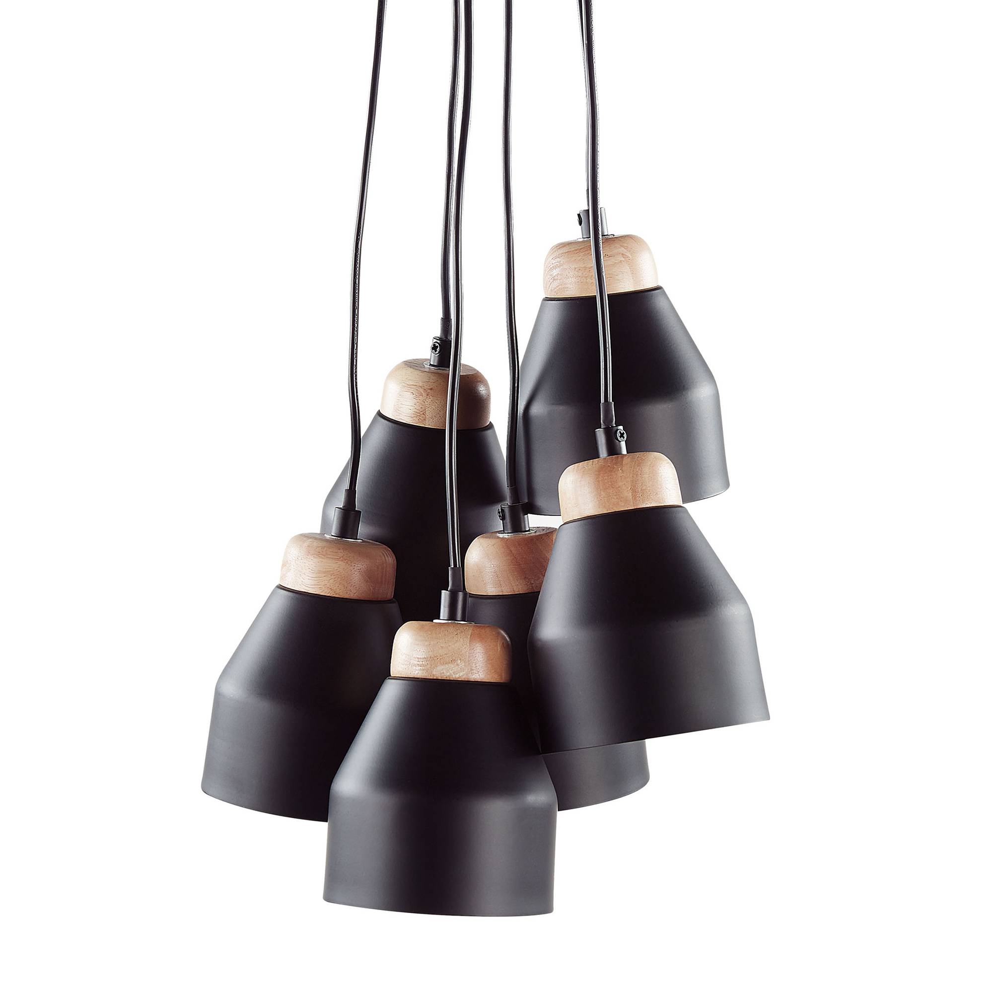 Beliani - Lampe suspension Métal Noir CESTOS - Beliani - Image 2