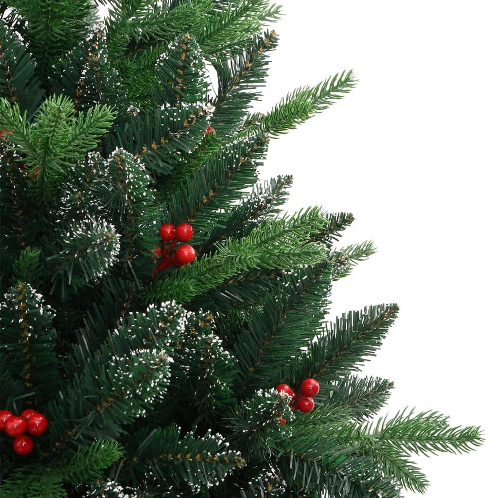 Vidaxl - Sapin de Noël artificiel à charnières avec baies rouges 150 cm vidaXL 356732 - Image 5