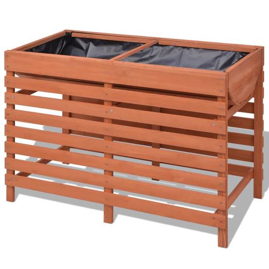 Jardinière 100 x 50 x 71 cm bois - Image 1