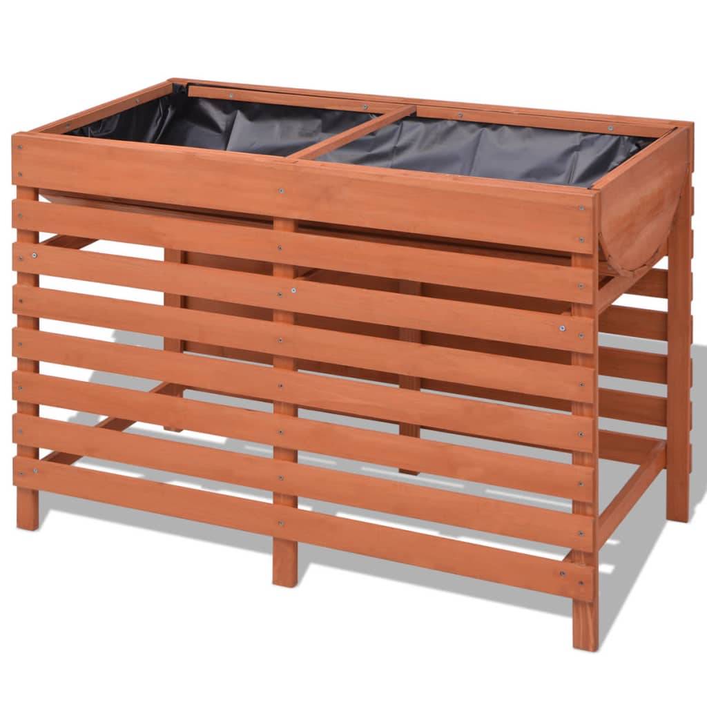 Jardinière 100 x 50 x 71 cm bois - Image 1