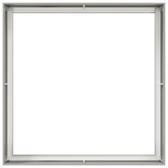 Jardinière acier inoxydable argenté 100 x 100 x 40 cm - PANGIVO - Image 5