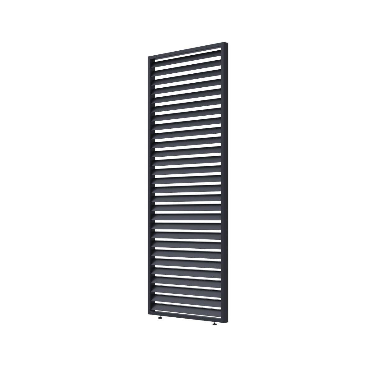 Direct Abris - Pergola Bioclimatique Autoportée 12m² - 3x4m Trois Panneaux Vénitiens - Anthracite - Lames Inclinables à 120 degrés - ELIOS - Image 4