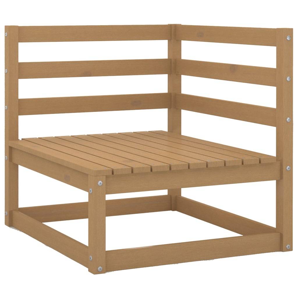 Helloshop26 - Salon de jardin meuble d'extérieur ensemble de mobilier 8 pièces avec coussins bois de pin massif - Image 3
