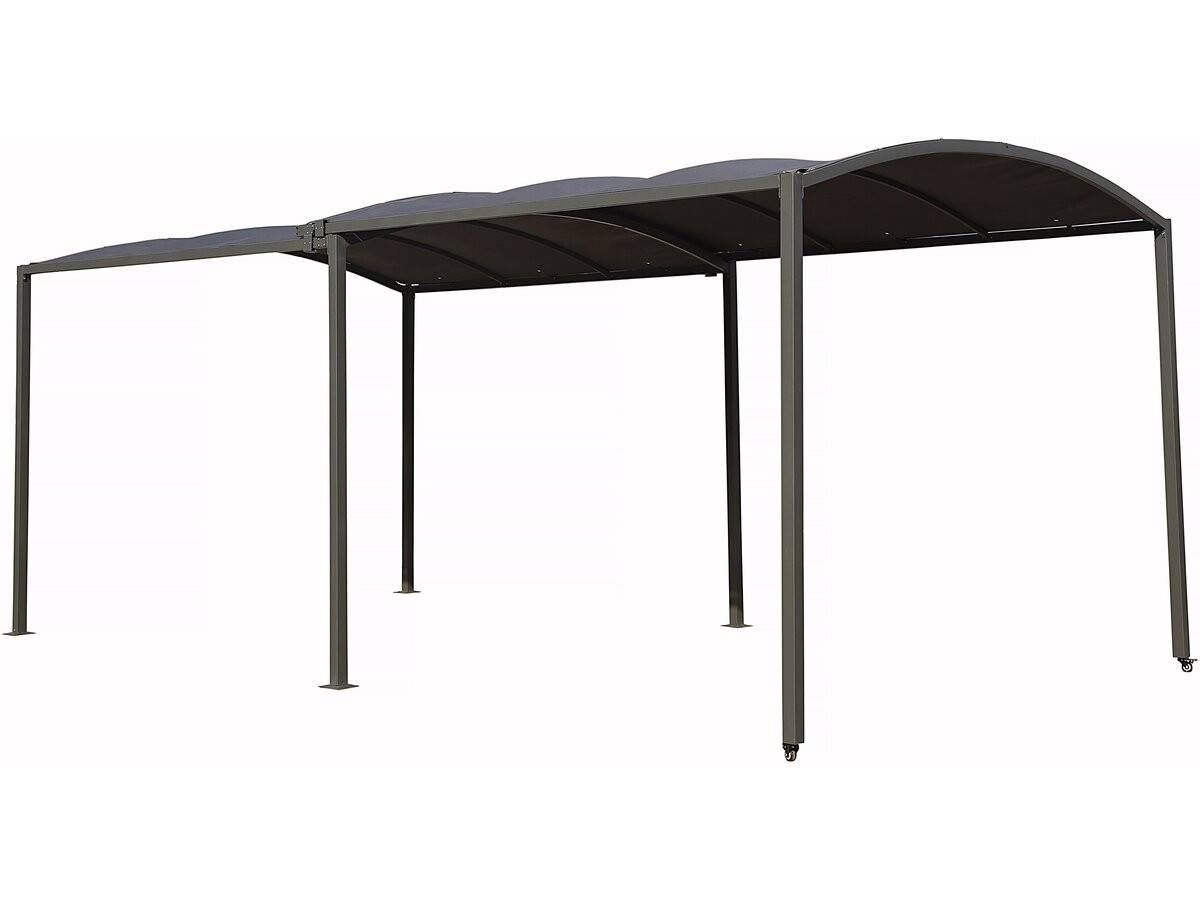 Habitat Et Jardin - Carport En Métal Extensible " Mathis" - 303/566 X 295 X 240 Cm - Gris -habitat Et Jardin - Image 1
