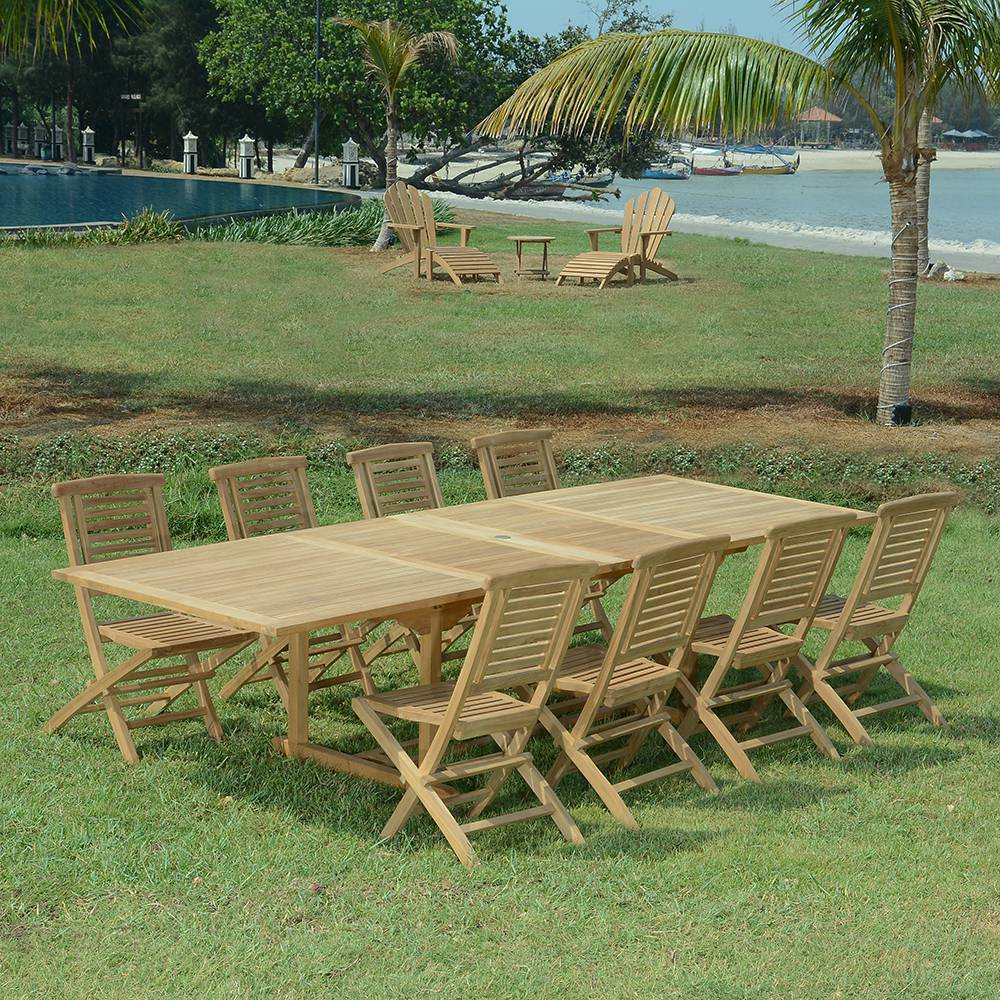 Teck'Attitude - Salon de jardin teck massif Antalya, 8 places - TECK'Attitude - Image 5