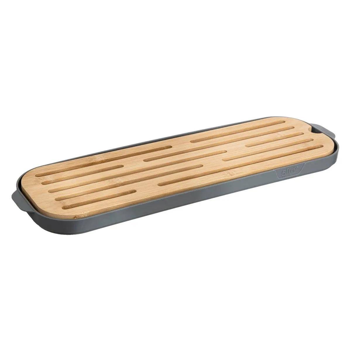 Boîte à Baguette "Fresheat" 39cm Gris & Transparent - Image 2