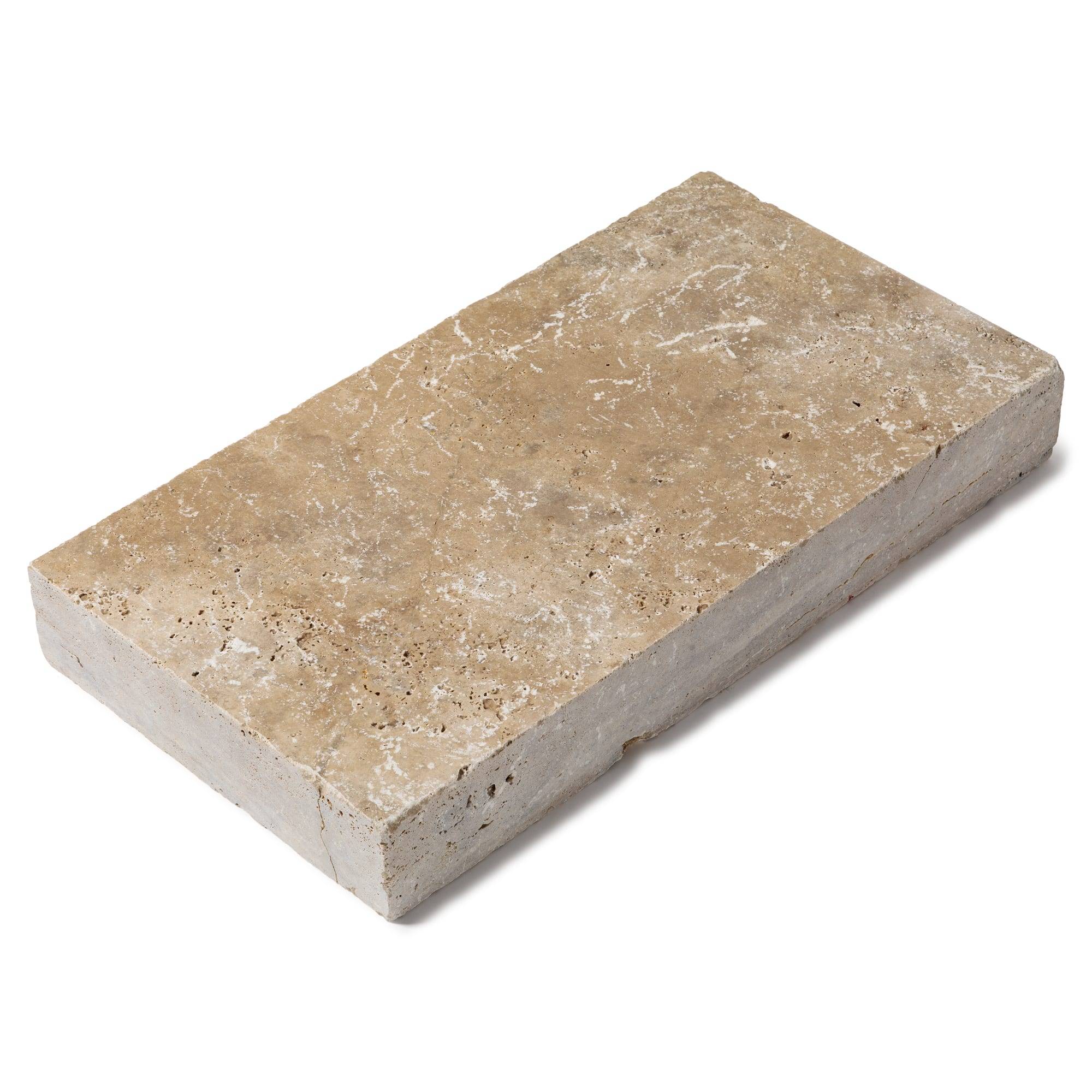 Couvertine Travertin Beige Nuancé 61x33x8 cm (à l'unité) - RO'MA NATURE - Image 1