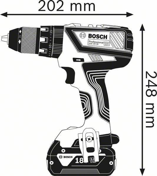 Bosch - Perceuse à percussion GSB 18V-28 solo | 06019H4000 - Bosch - Image 2