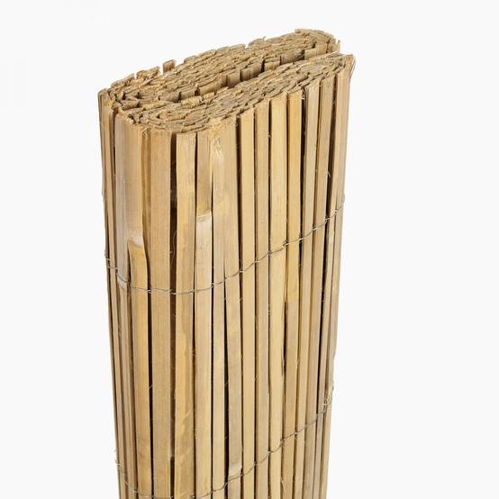 Canisse, brise vue occultant en bambou refendu - 1 x 5 m - Linxor - Image 1