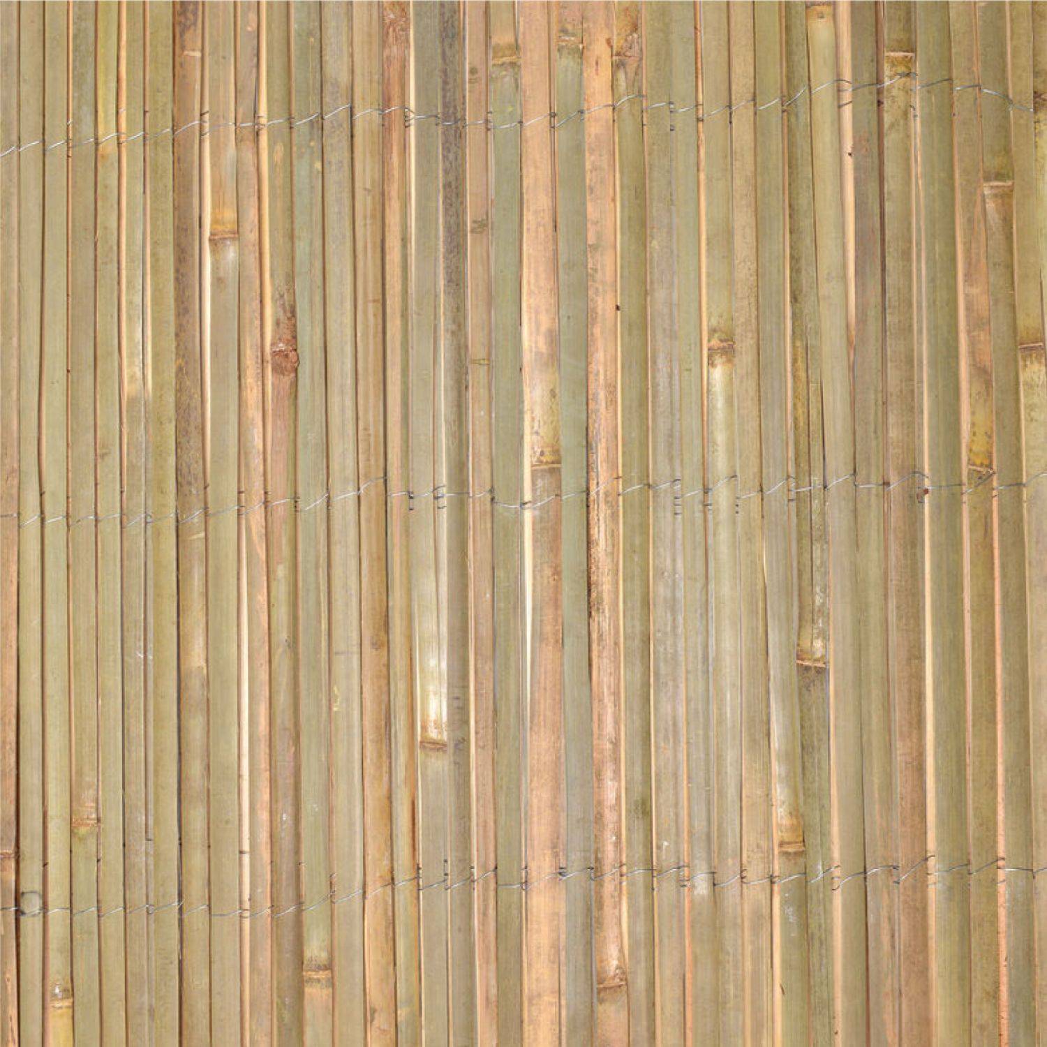 Canisse, brise vue occultant en bambou refendu - 1 x 5 m - Linxor - Image 5