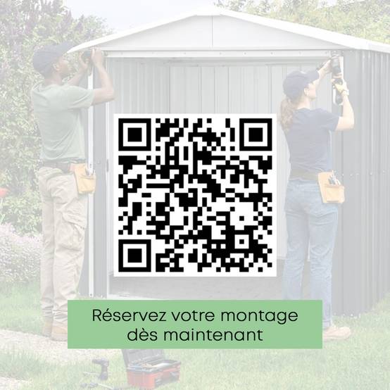 Abri de jardin métal toit plat 4,29 m2 Trigano + kit d'ancrage - Image 5