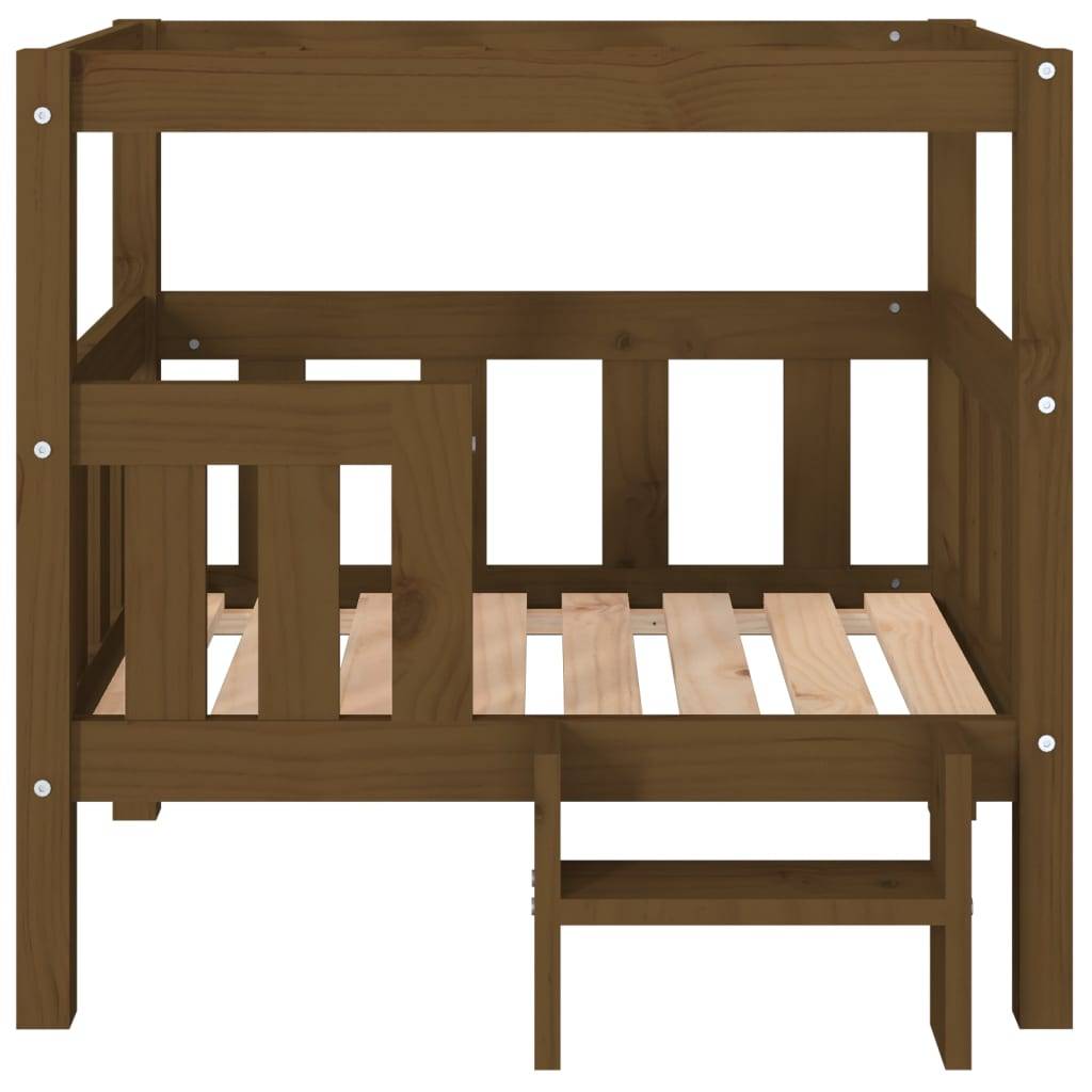 Vidaxl - Lit pour chien Marron miel 75,5x63,5x70 cm Bois de pin solide vidaXL 822380 - Image 5