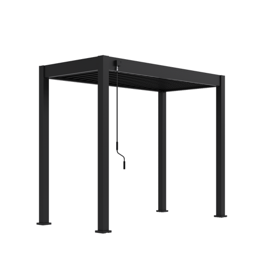 Ombrea - Pergola Barbecue Ombréa 3x1,5M autoportante - Anthracite - Image 2