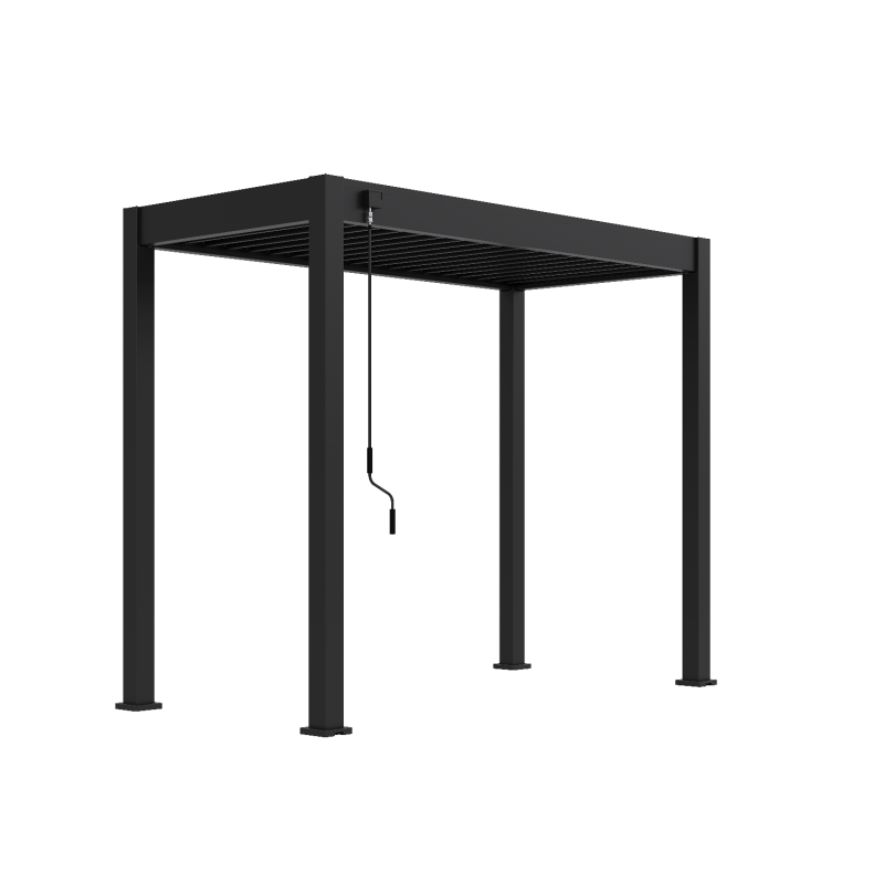 Ombrea - Pergola Barbecue Ombréa 3x1,5M autoportante - Anthracite - Image 2