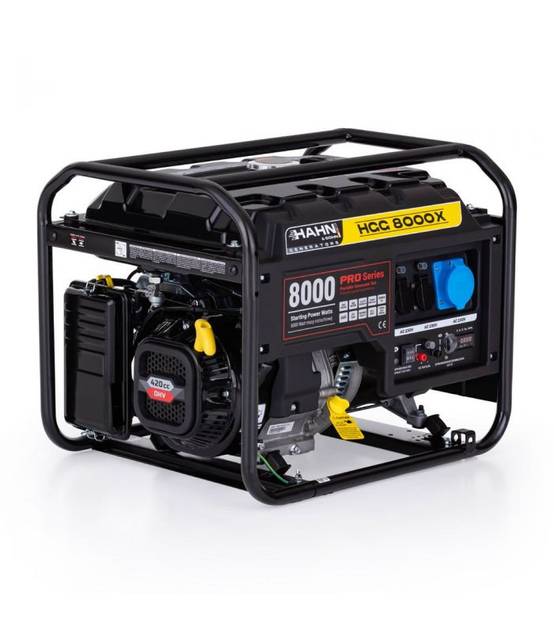 Générateur électrique portable 6 kW AVR pour chantiers, secours et ateliers - Hahn Sohn HGG 8000X - Image 3