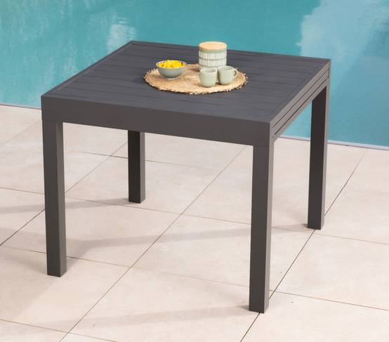 Ensemble table et chaises de jardin 6 places Vert sauge HONFLEUR BEZIERS - Image 4