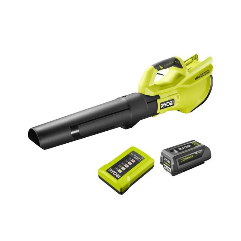 Ryobi - Souffleur Turbo Jet 36V RYOBI - Soufflerie 193 km/h - Batterie 4,0Ah - Chargeur - RY36BLB-140