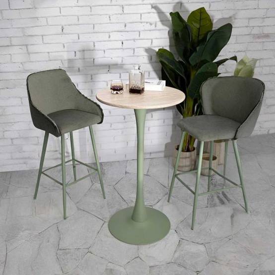 Table de bar en métal et MDF Alaska 60 x 106 cm Mauro Ferretti - Image 2