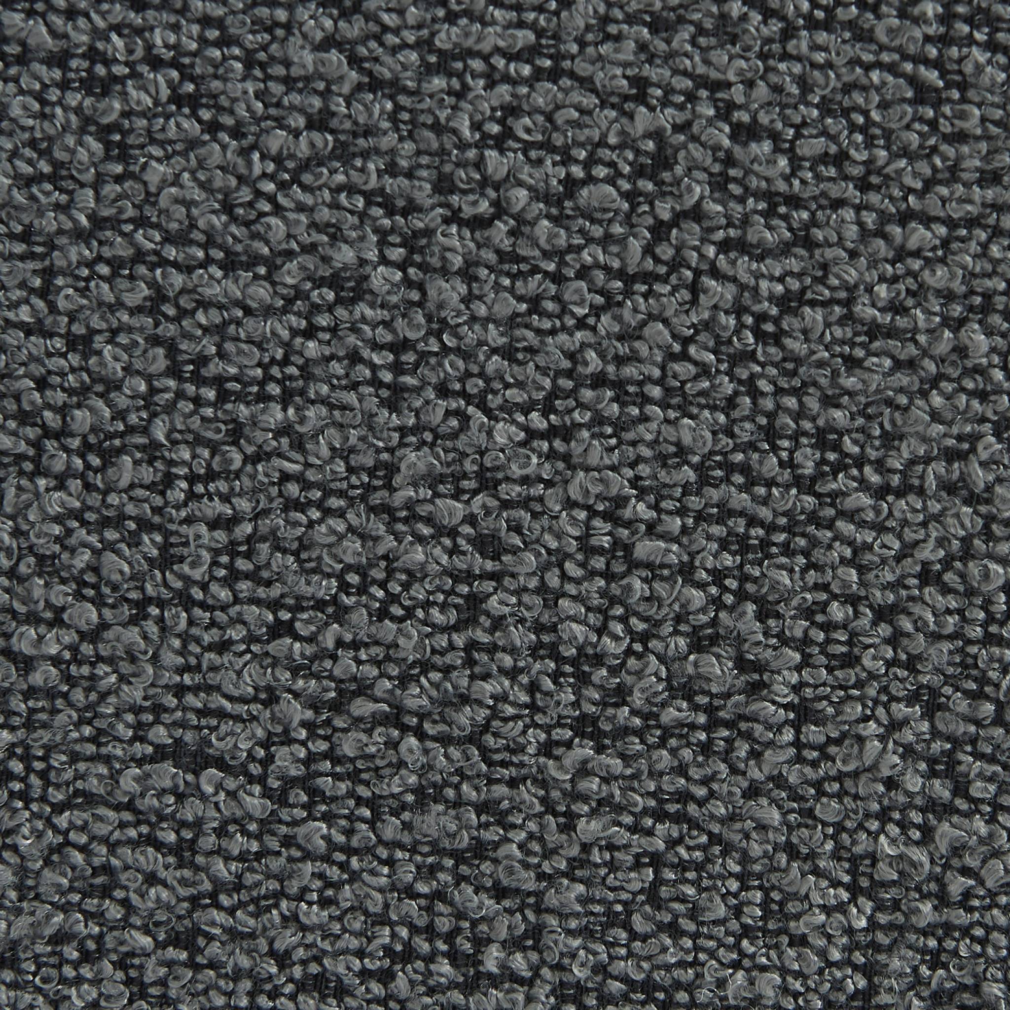 sweeek - Fauteuil chauffeuse en bouclette texturée anthracite style contemporain 1 place | sweeek - Image 6