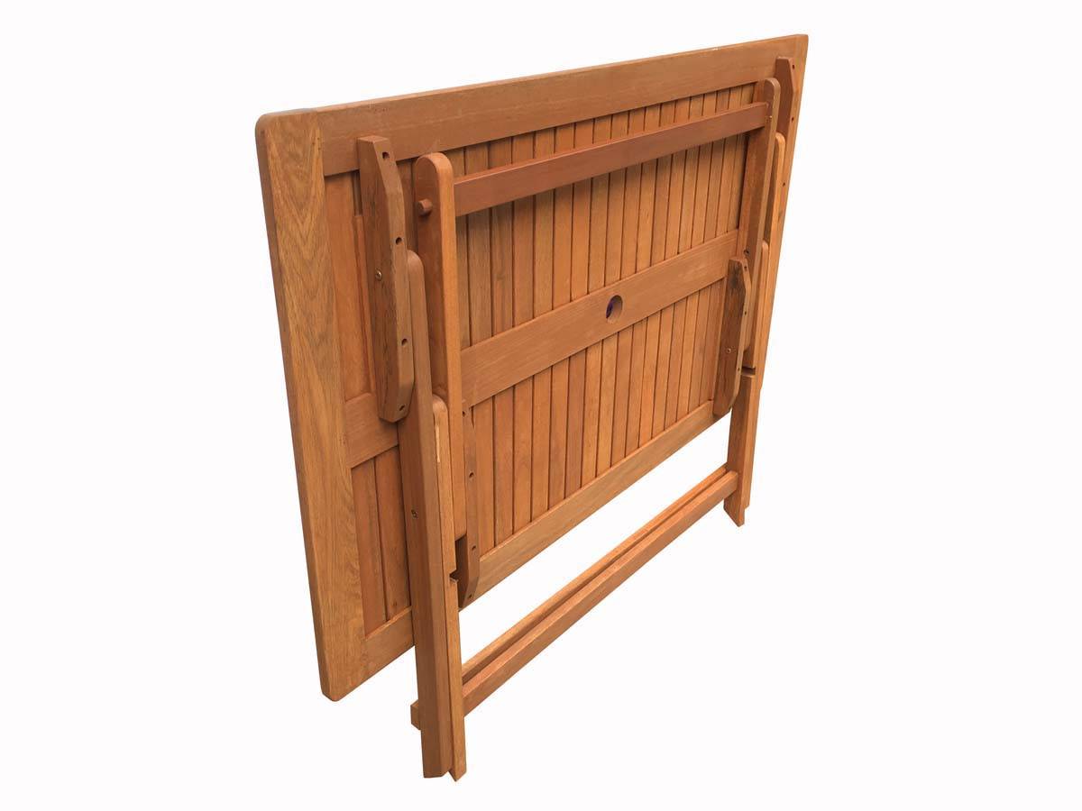 Habitat Et Jardin - Table Et Chaises De Jardin En Bois Exotique  "séoul" - 1 Table + 6 Chaises - Maple - Beige -habitat Et Jardin - Image 3